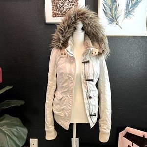 Abercrombie Jacket with detachable fur hood